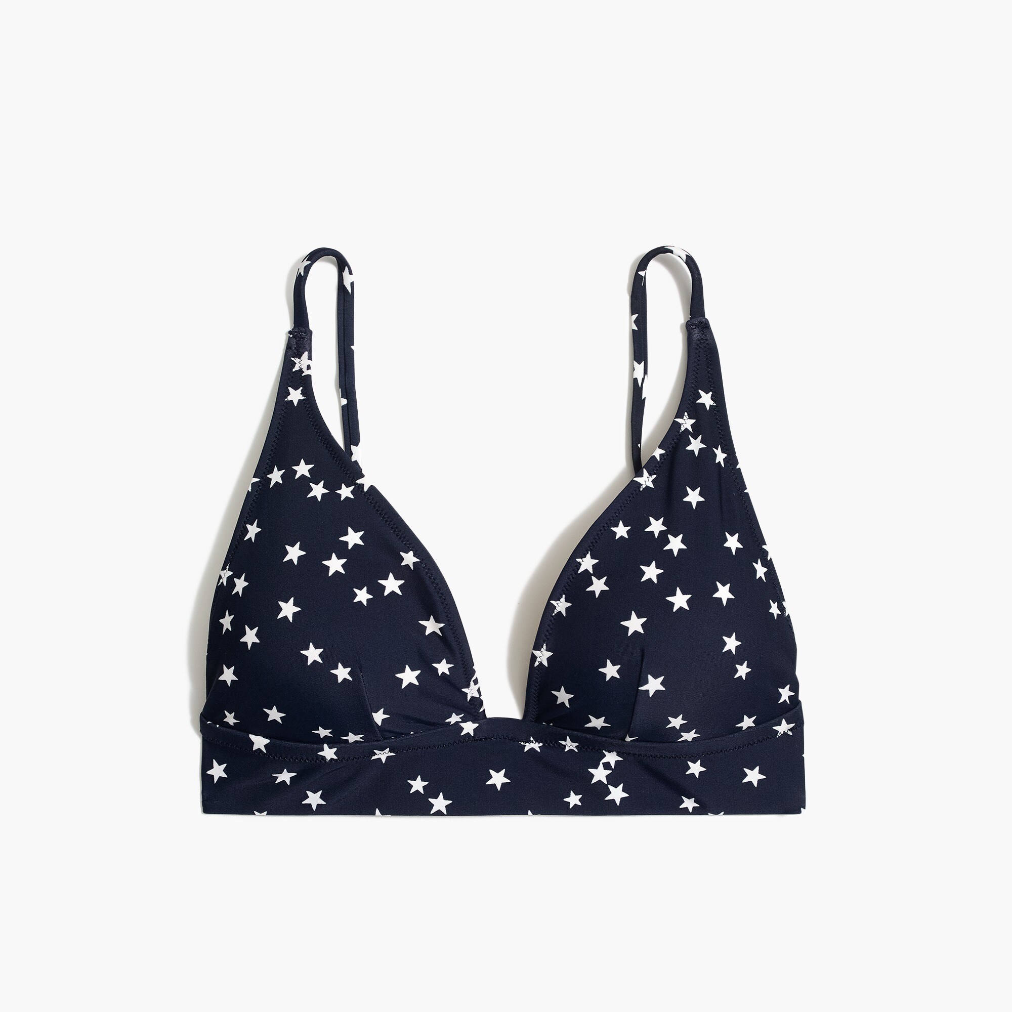 Printed french bikini top