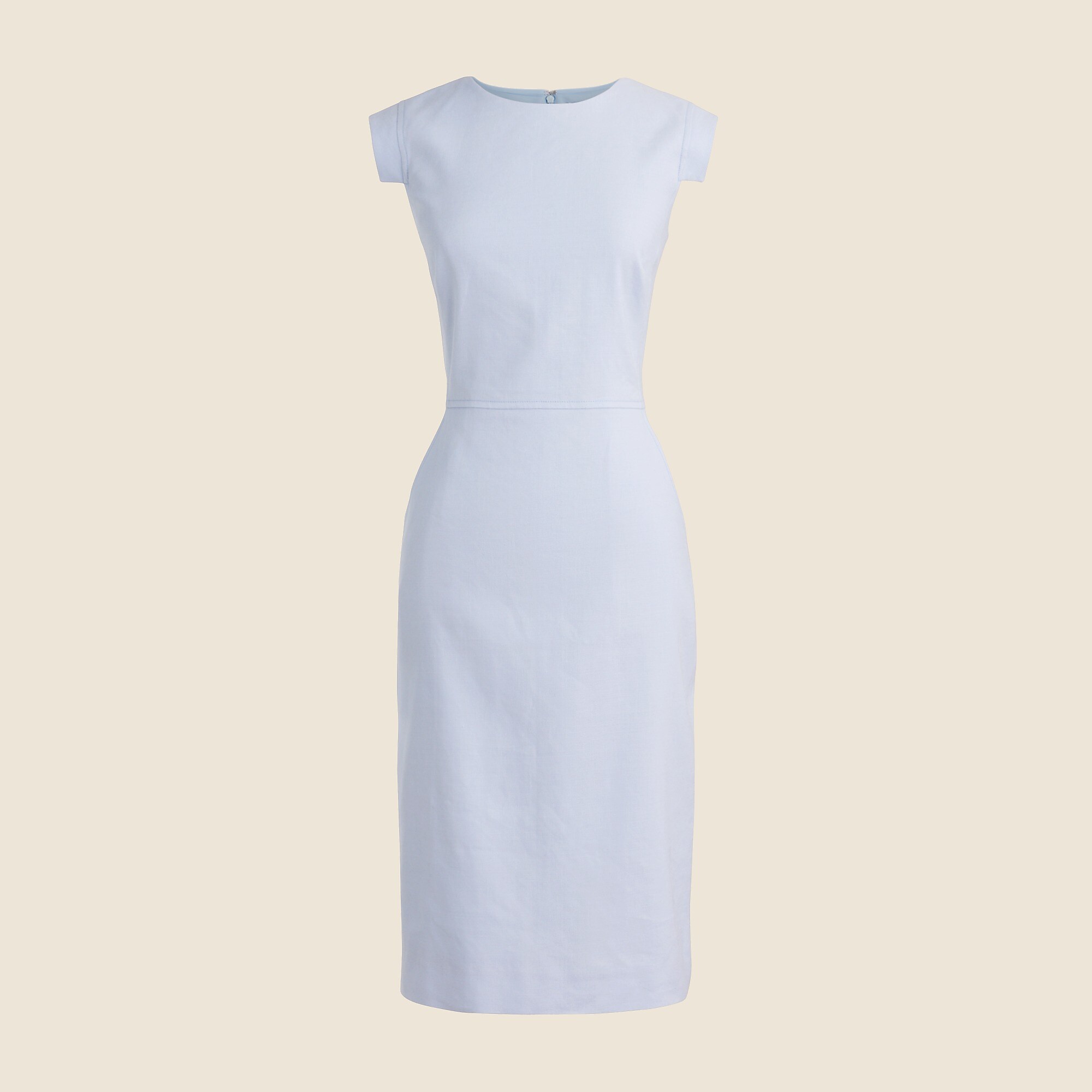 Resume dress in stretch linen blend