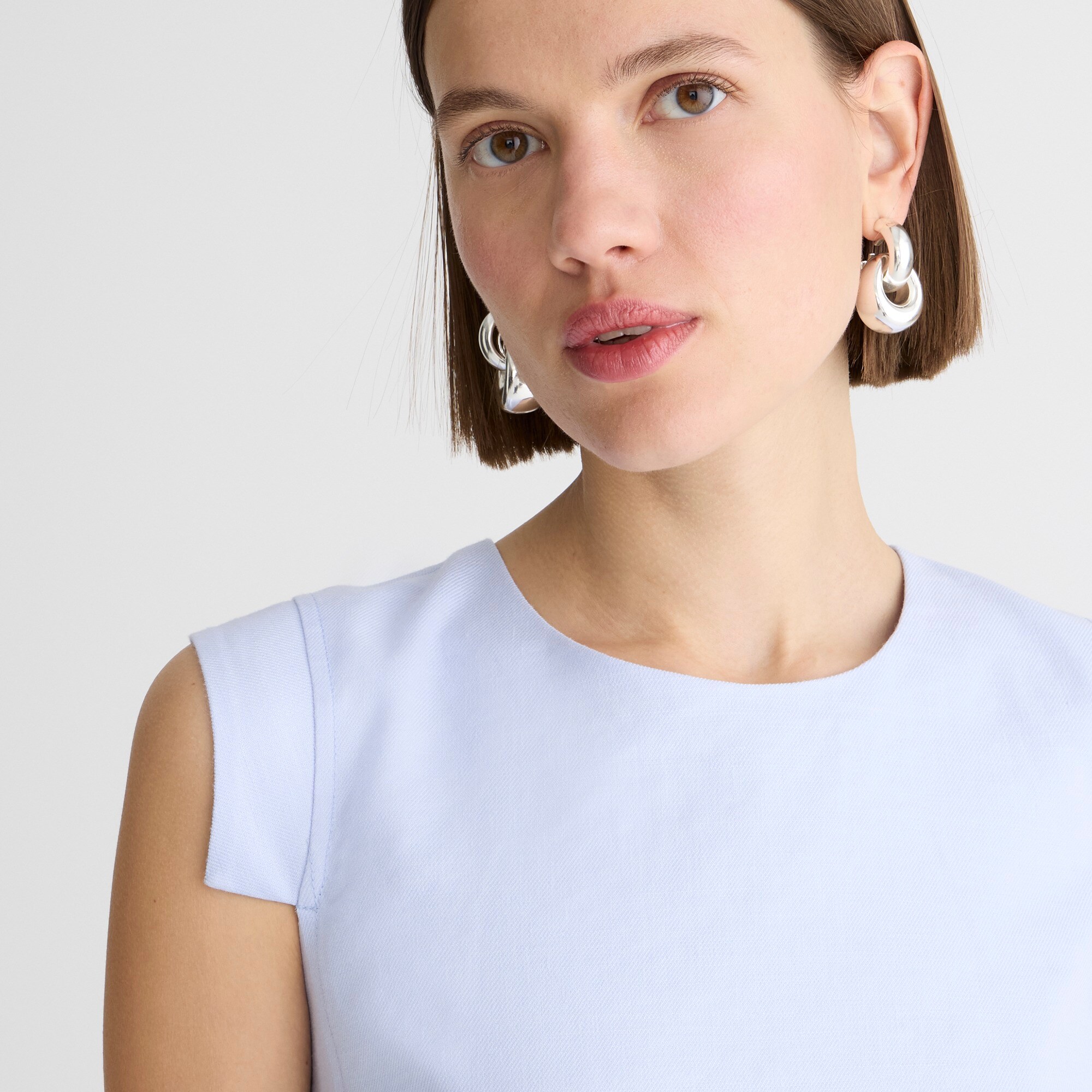 J Crew Resume Dress In Stretch - L6602 BL8205 D1