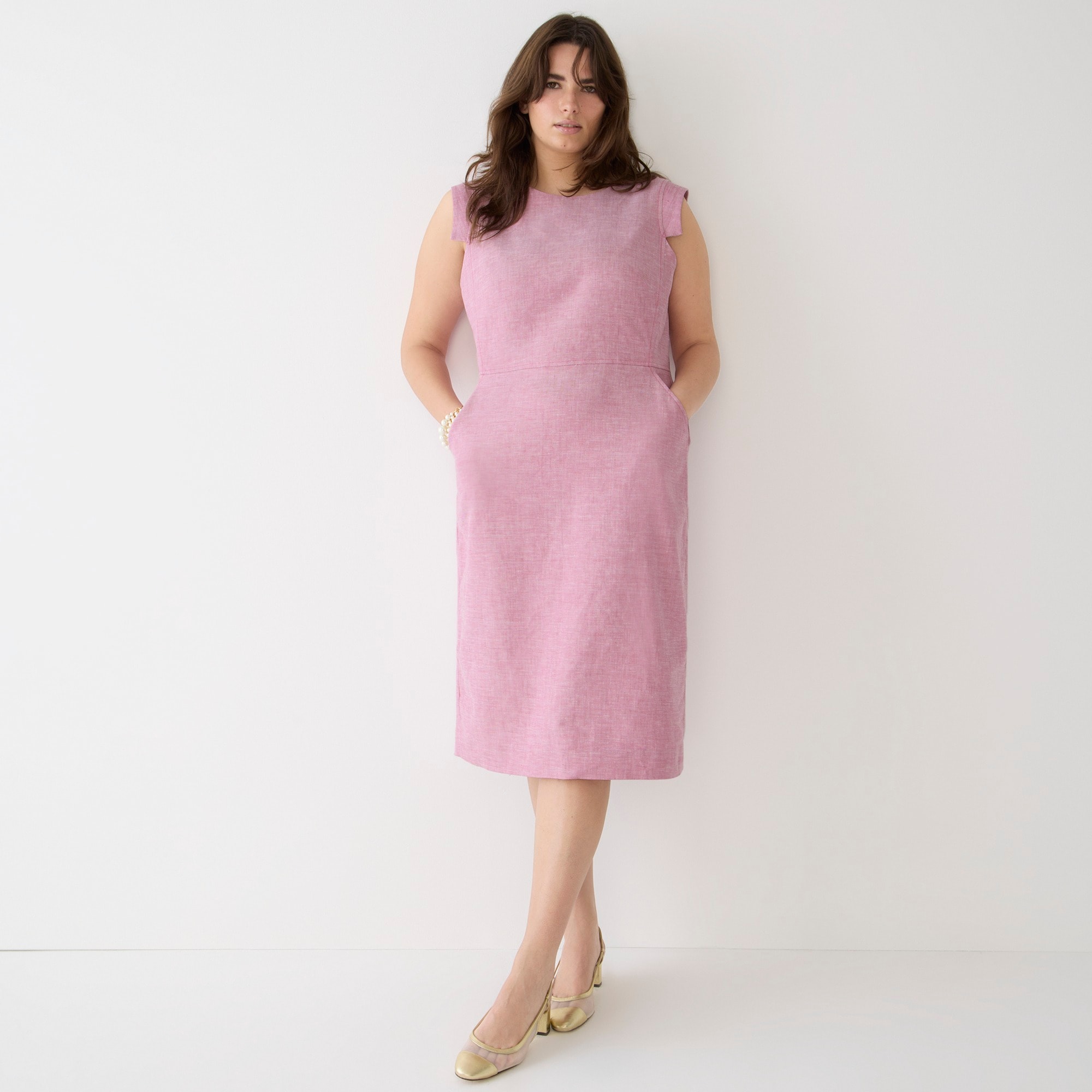 J Crew Resume Dress In Stretch - L6602 WZ2513 M