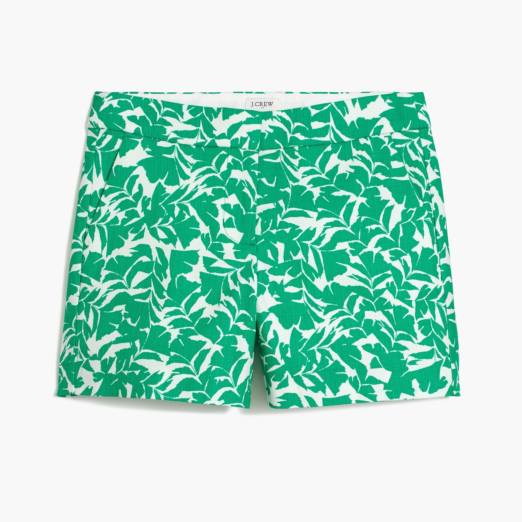 printed 5" basketweave short for women