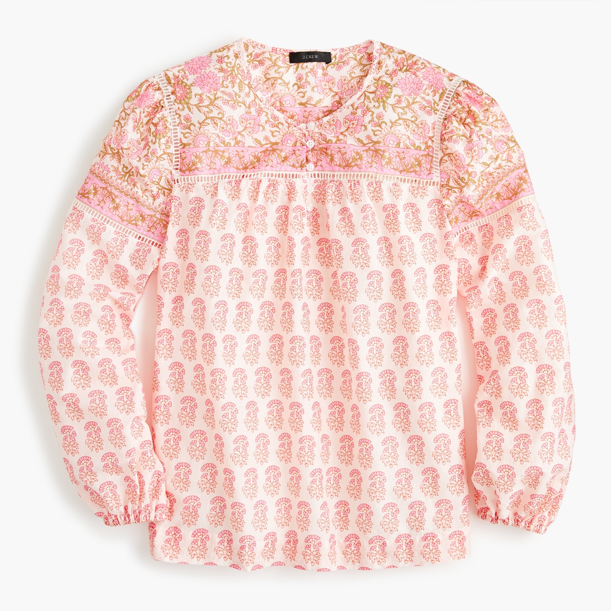 Point Sur Popover In Block Print For Women | J.Crew