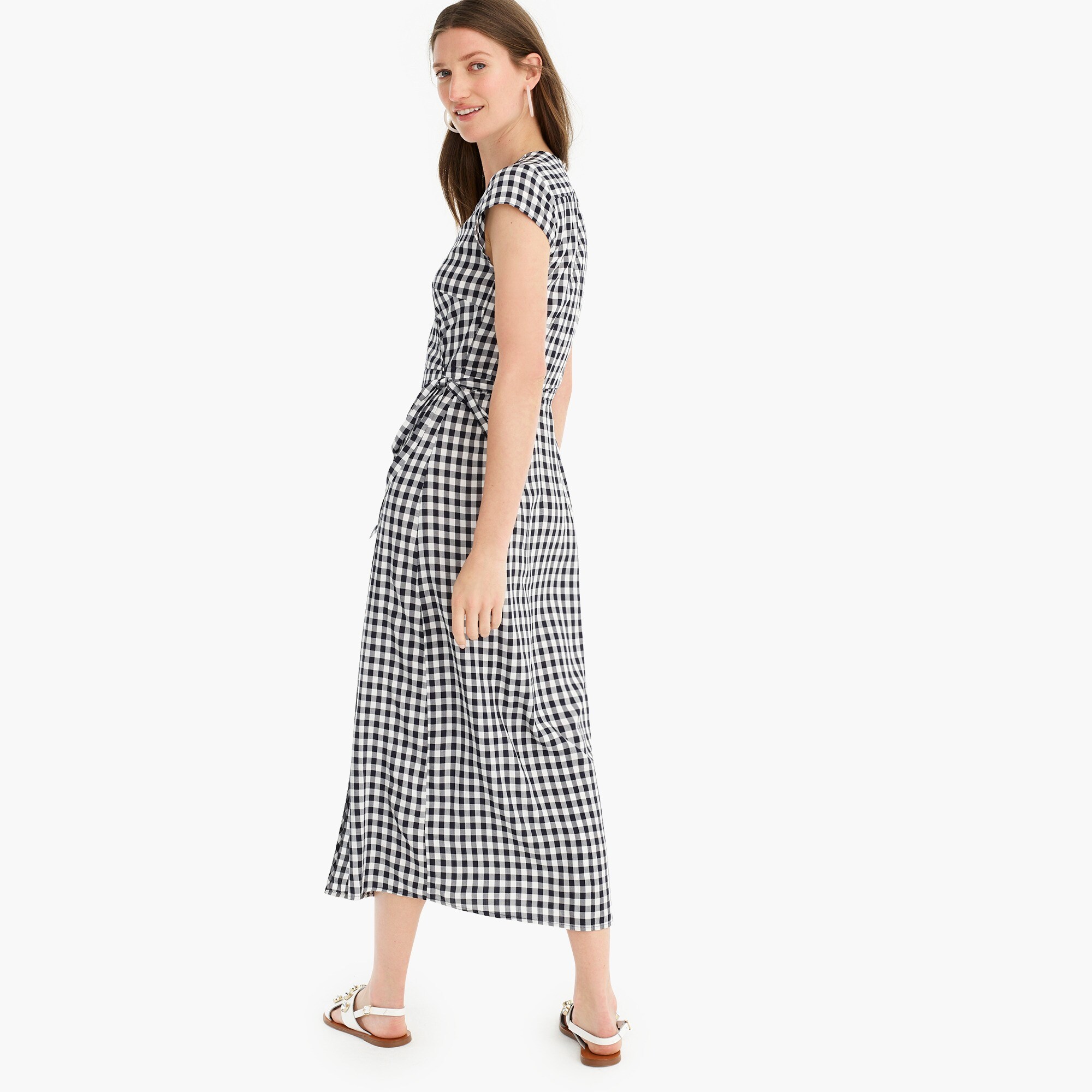 j crew midi wrap dress