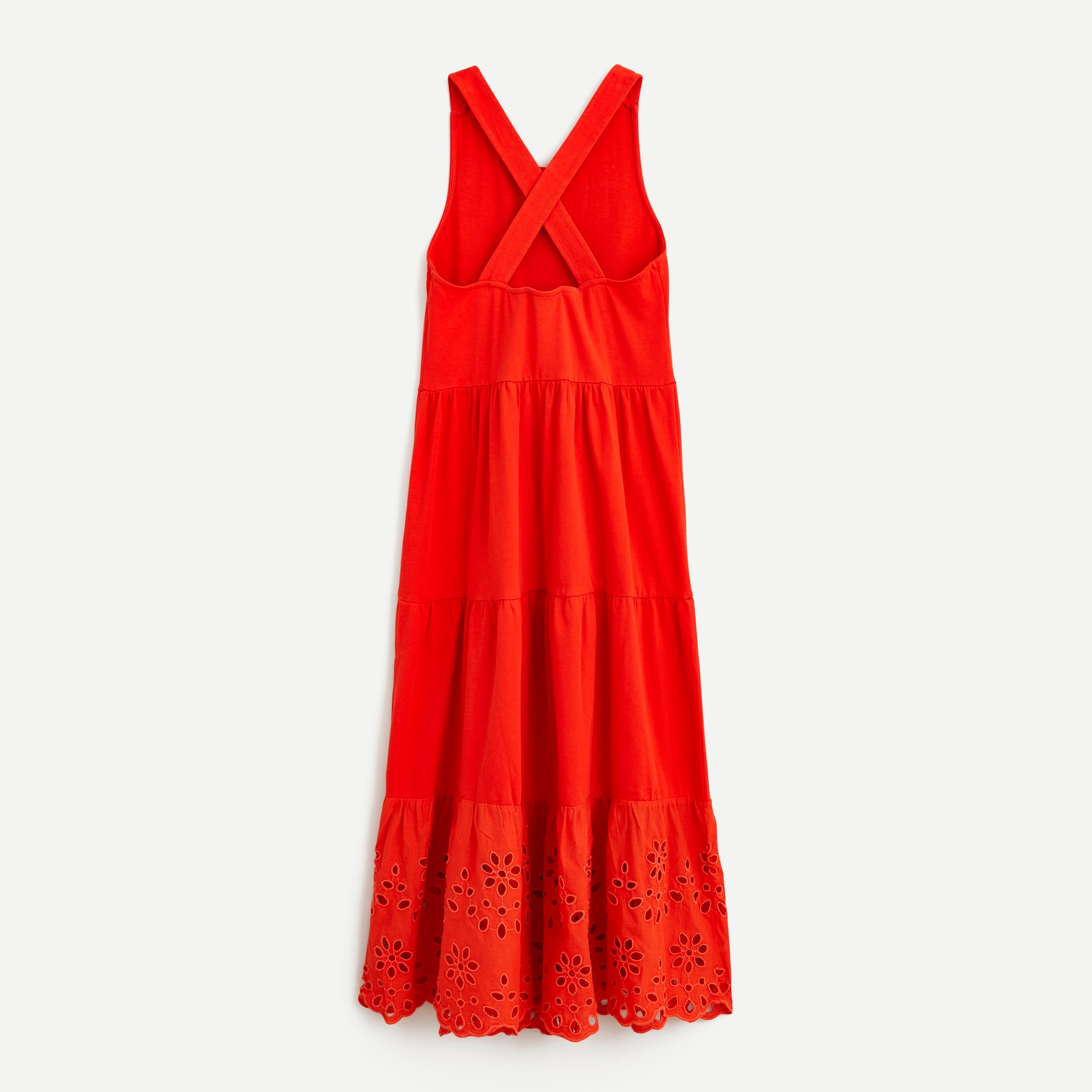 j crew navy eyelet dress