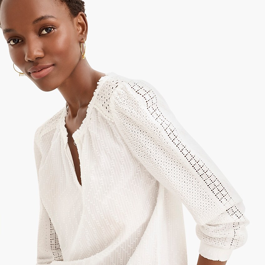 j.crew: mixed eyelet popover, right side, view zoomed