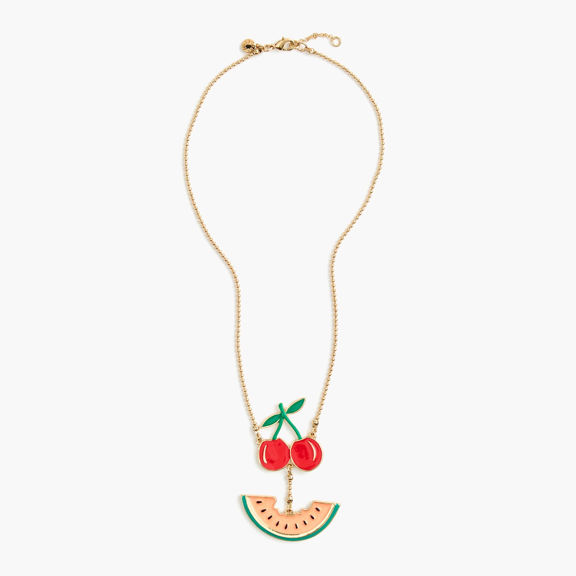 Girls' "happy fruit" necklace