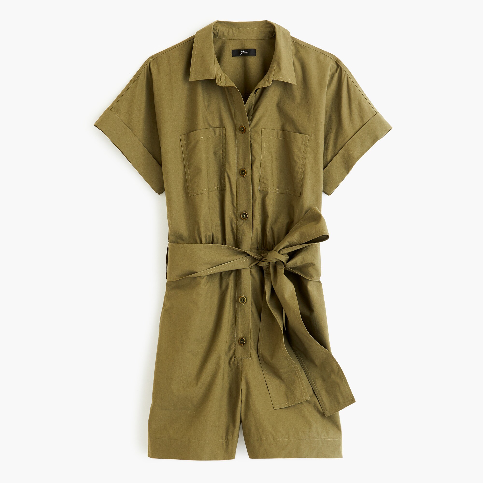 Button-up romper