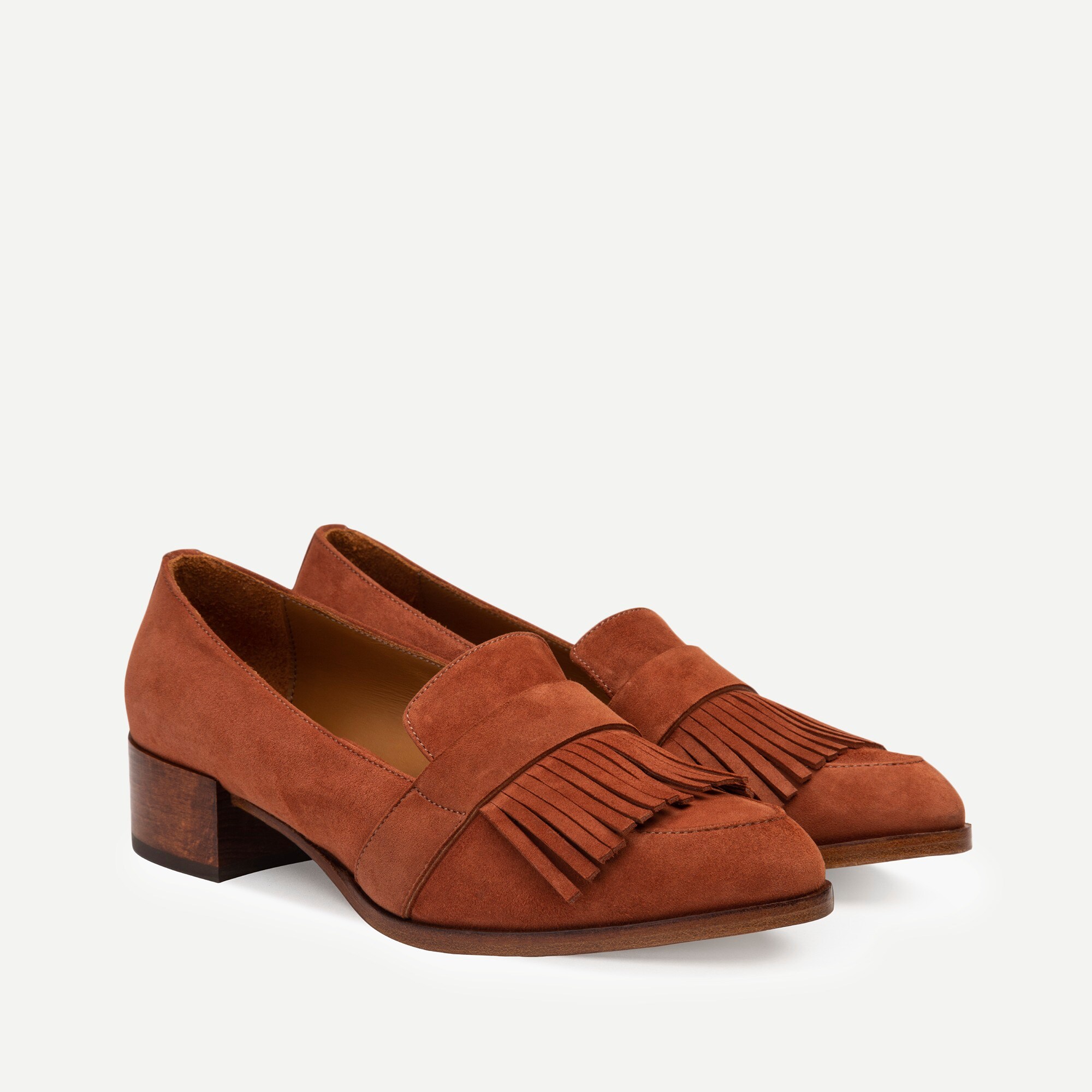 fringe loafers womens