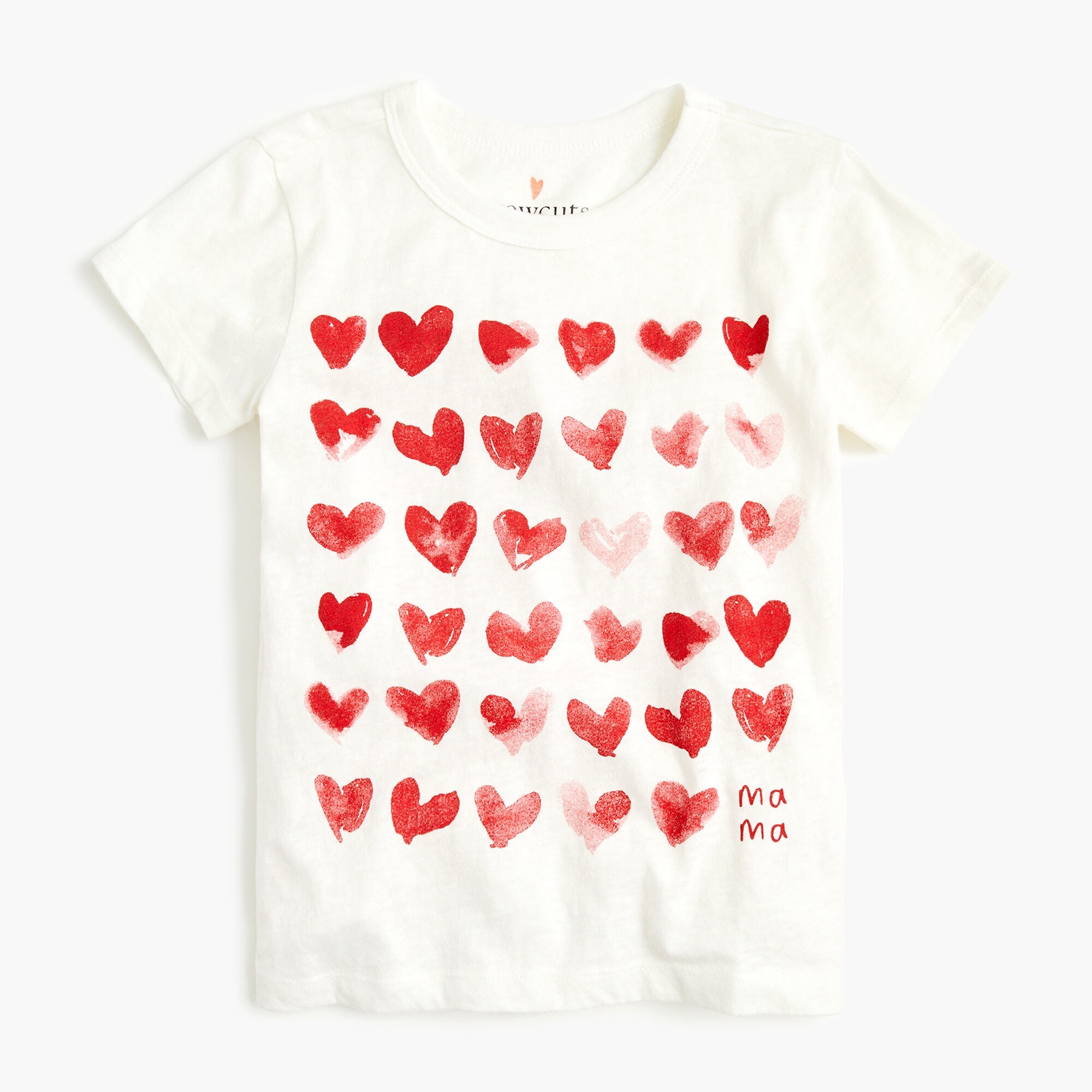 Kids' Mother's Day hearts T-shirt
