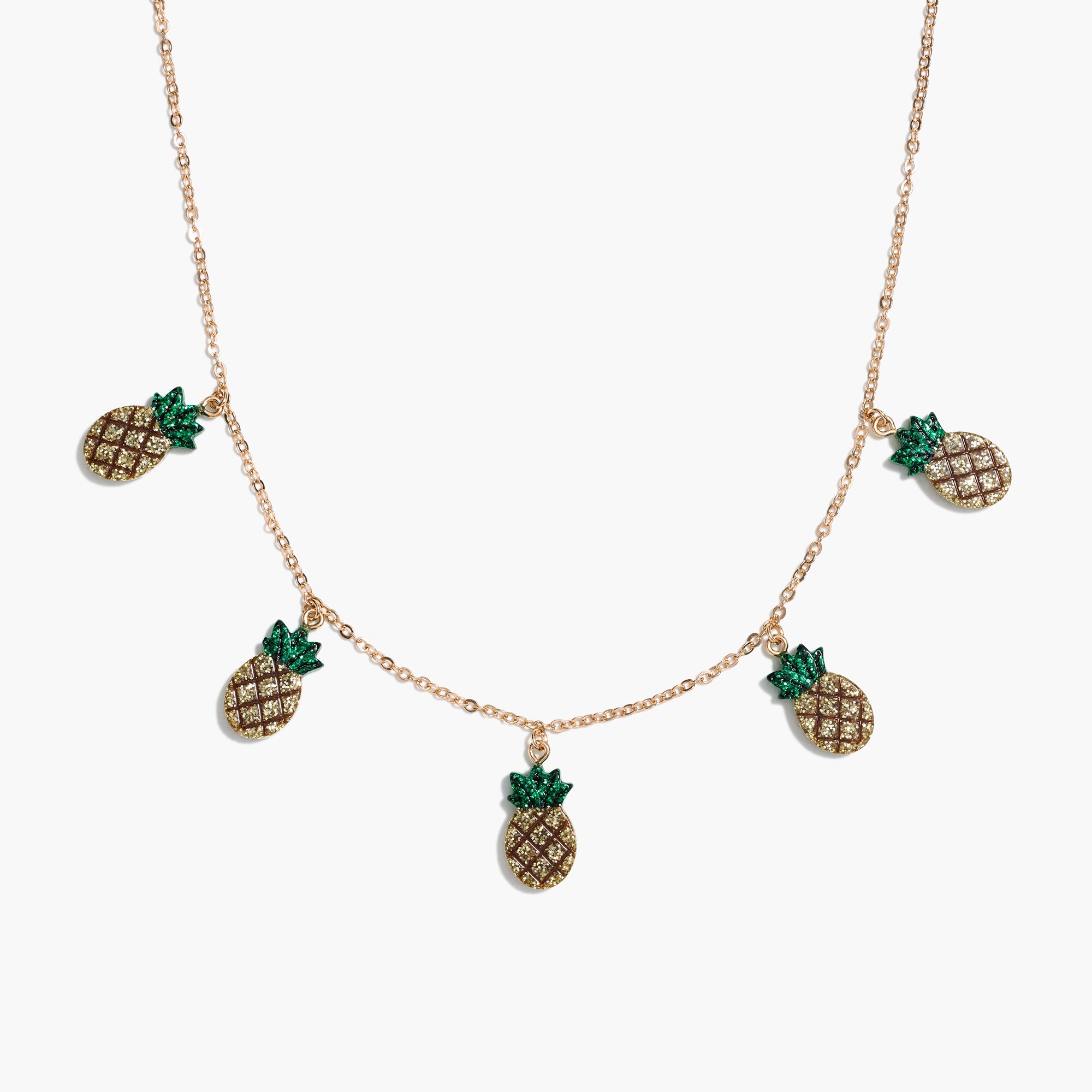 Girls' pineapple necklace
