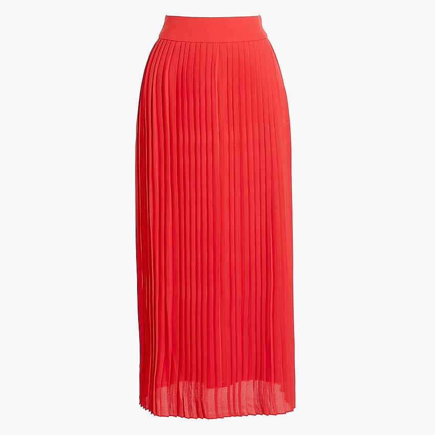 factory: pleated midi skirt for women, right side, view zoomed