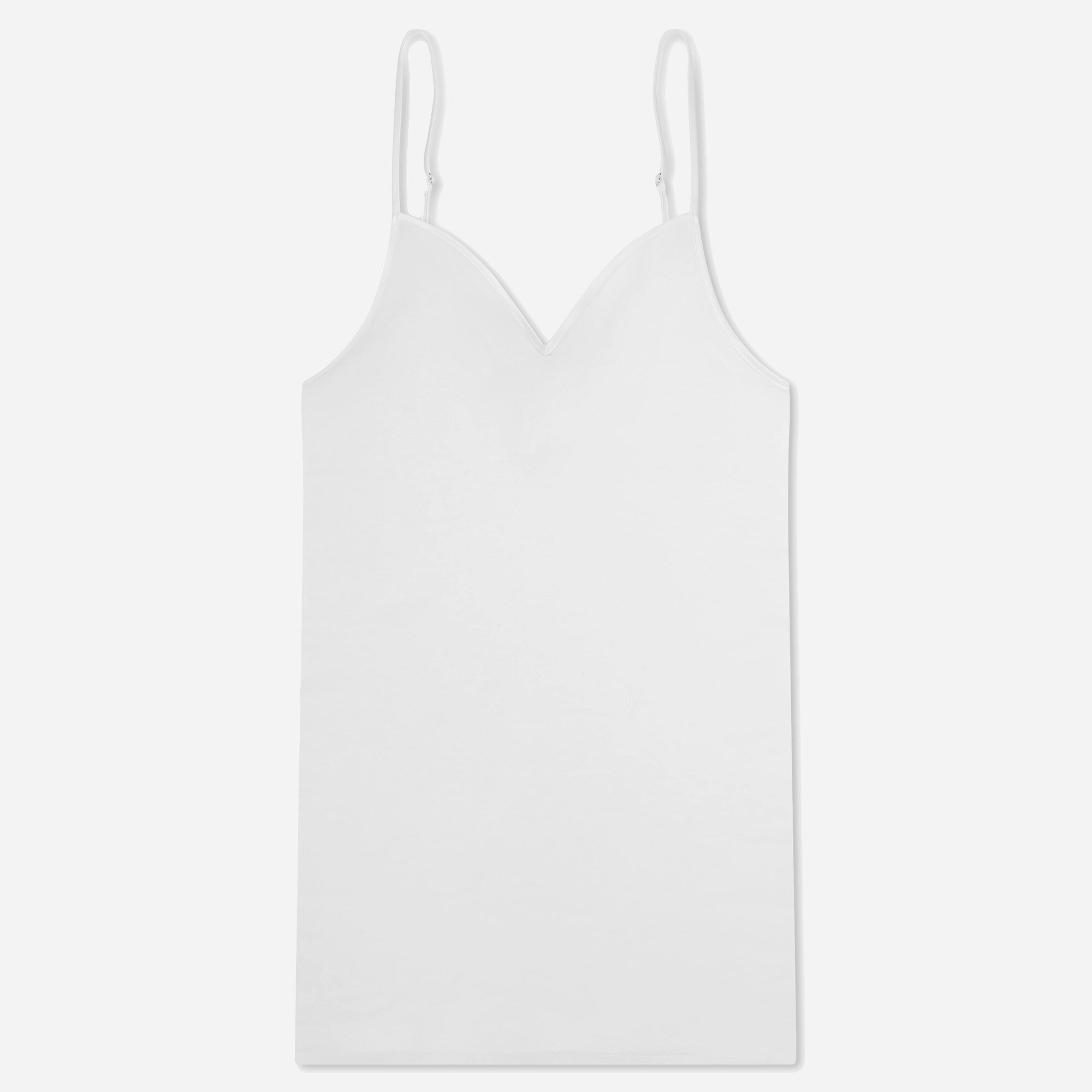 womens HANRO® cotton seamless V-neck camisole