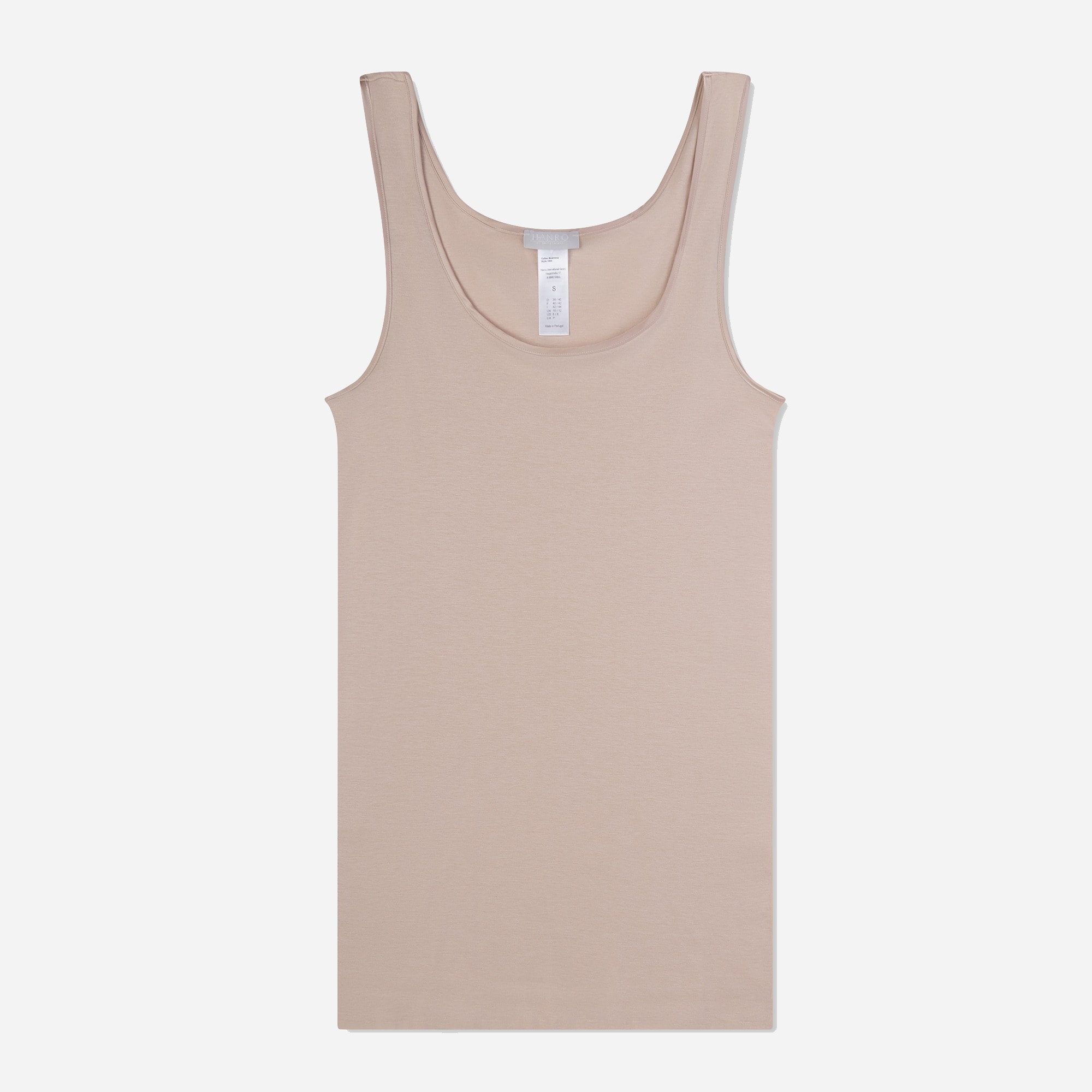 Hanro Women's Short Sleeve Crew Neck Shirt - 100% Mercerized Cotton