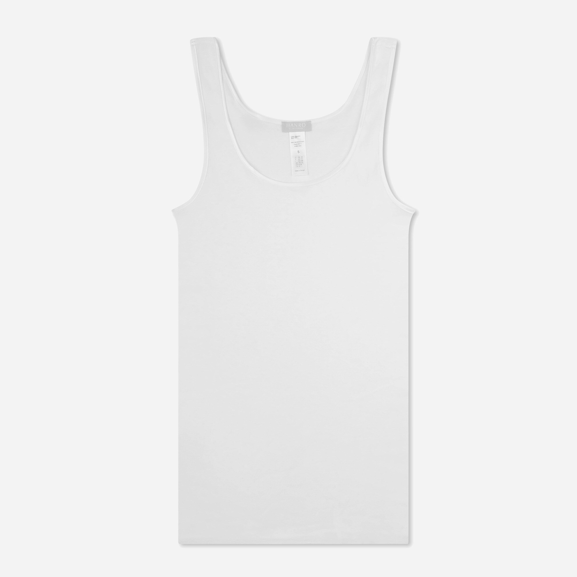 HANRO ae cotton seamless round-neck tank top
