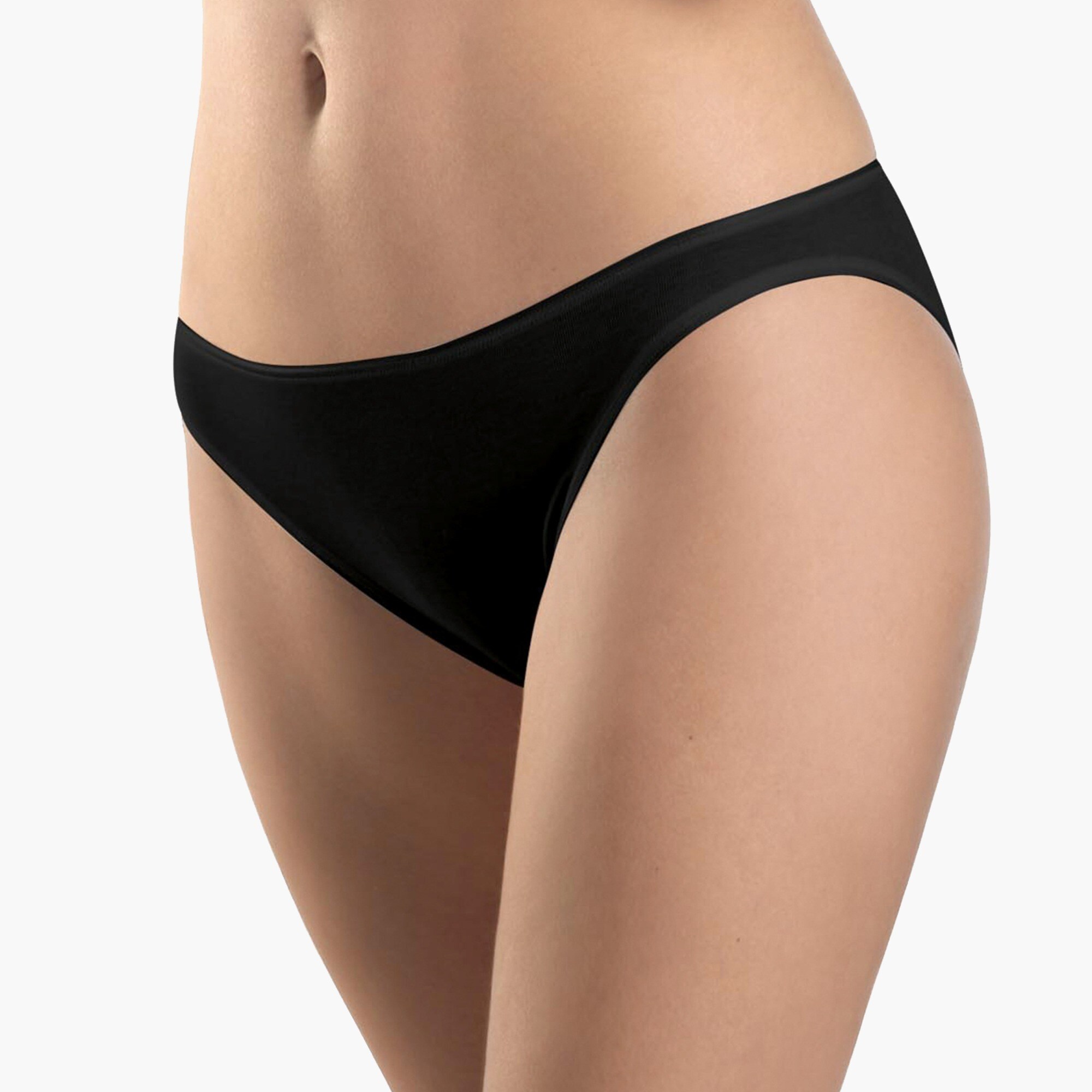 HANRO® cotton seamless high-cut brief