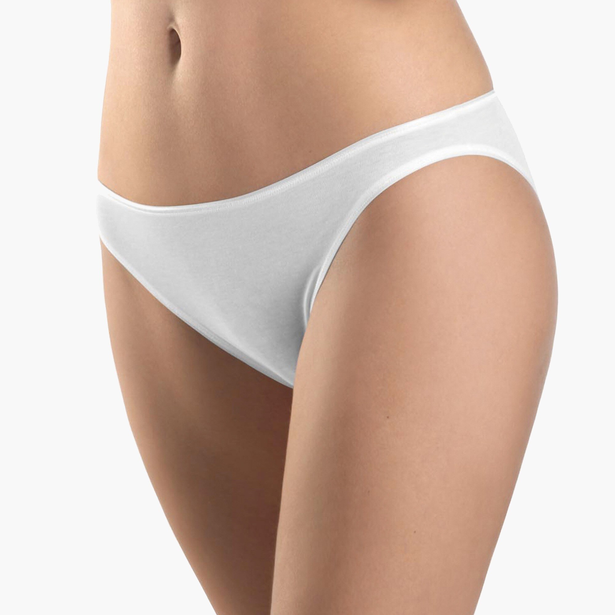 HANRO® cotton seamless high-cut brief