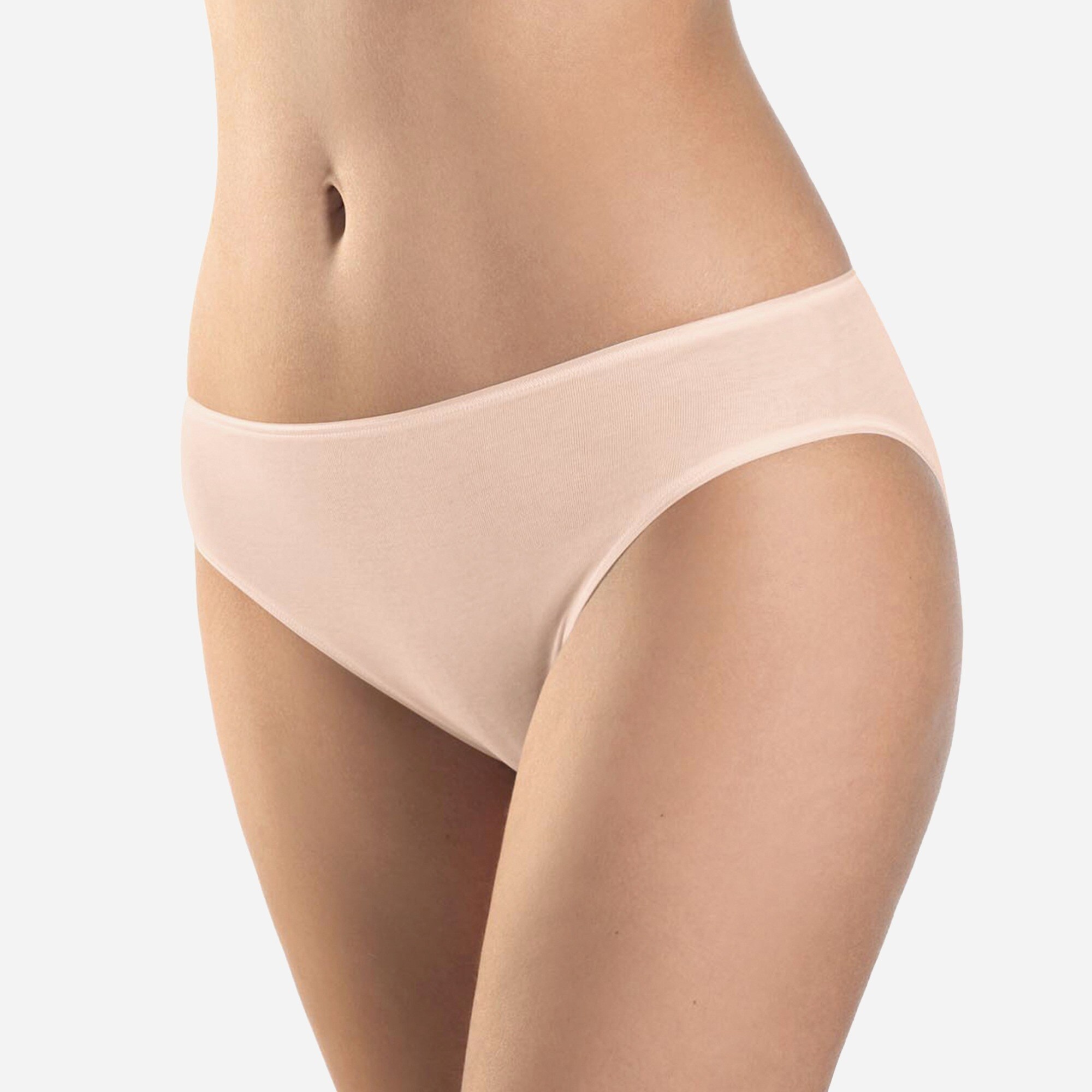 HANRO® cotton seamless full high-cut brief
