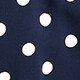 Cropped polka dot top in soft rayon NAVY IVORY j.crew: cropped polka dot top in soft rayon for women