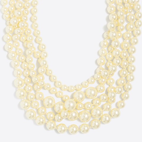 womens Multistrand pearl necklace