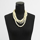 Multistrand pearl necklace
