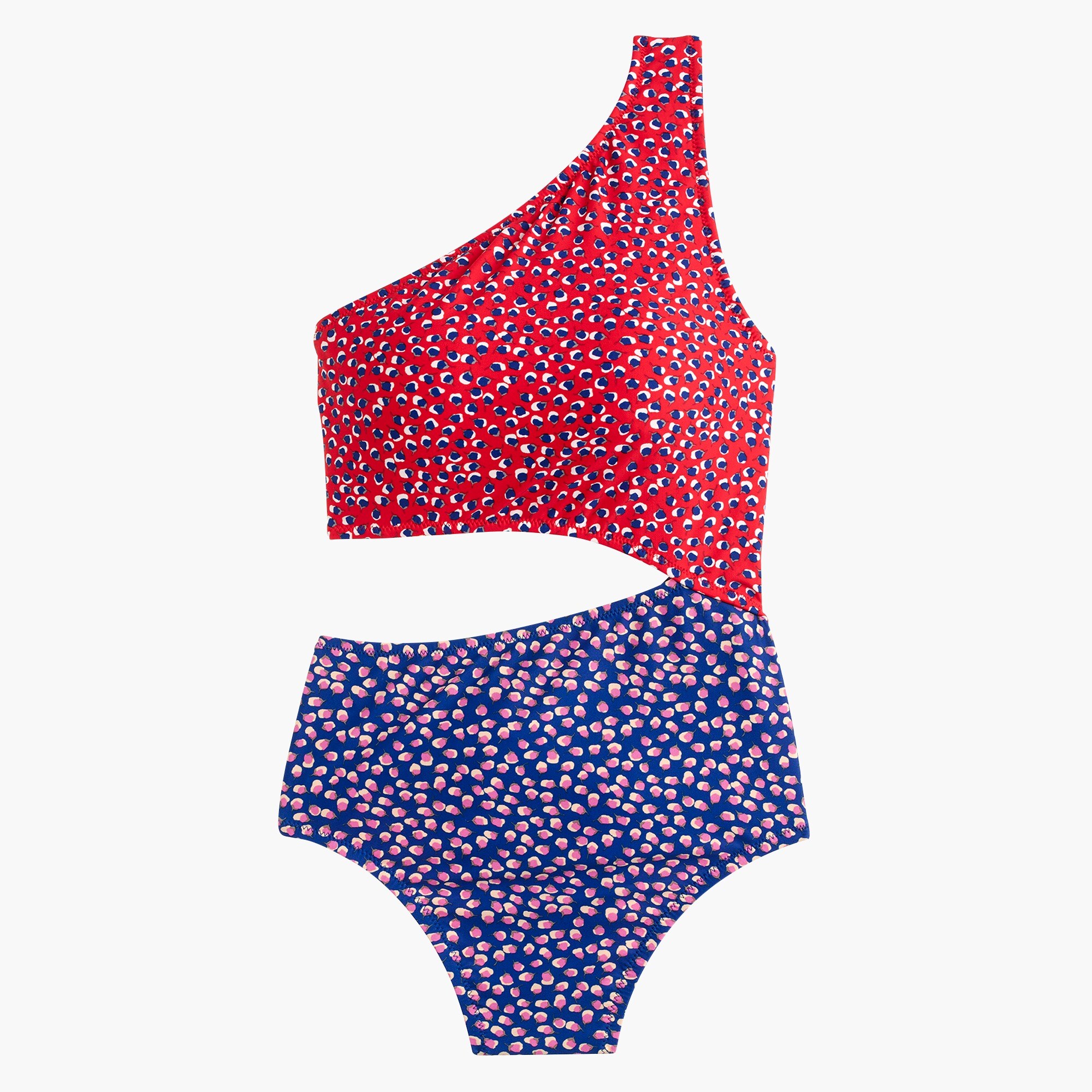 j crew one shoulder swimsuit