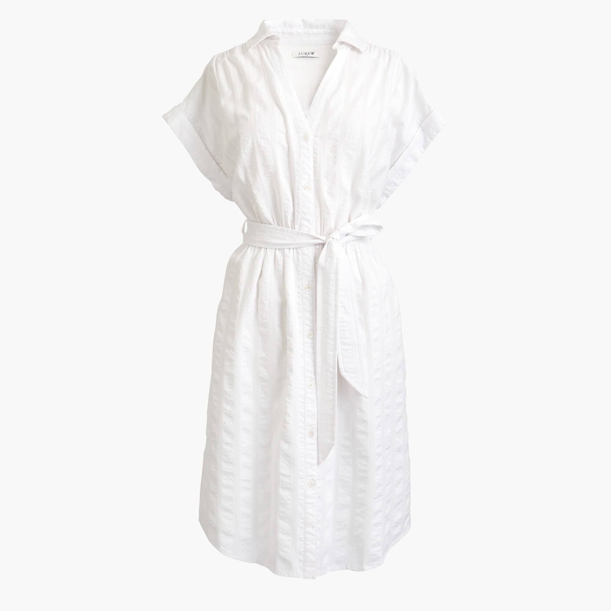 Button-through shirt-dress