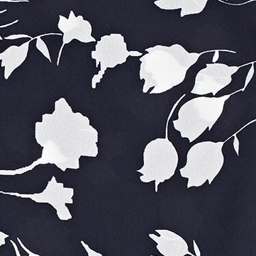 Short-sleeve button-up shirt FANTOME FLORAL NAVY IVO factory: short-sleeve button-up shirt for women