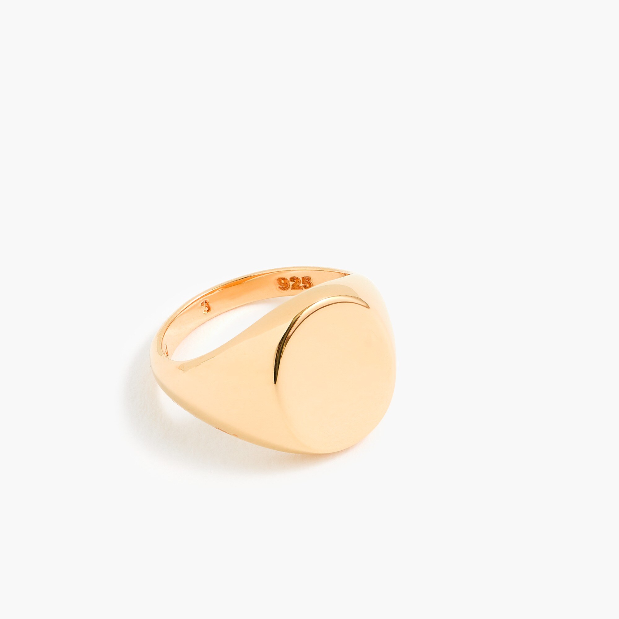 14k Gold-plated Signet Ring For Women | J.Crew