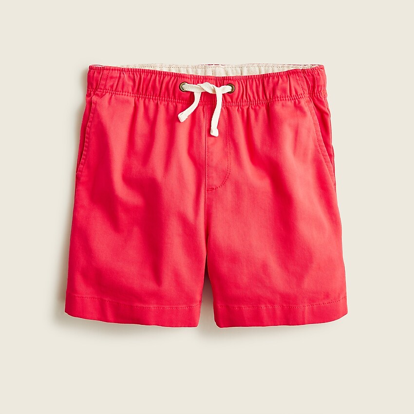 j.crew: boys' dock short in midweight stretch chino for boys, right side, view zoomed