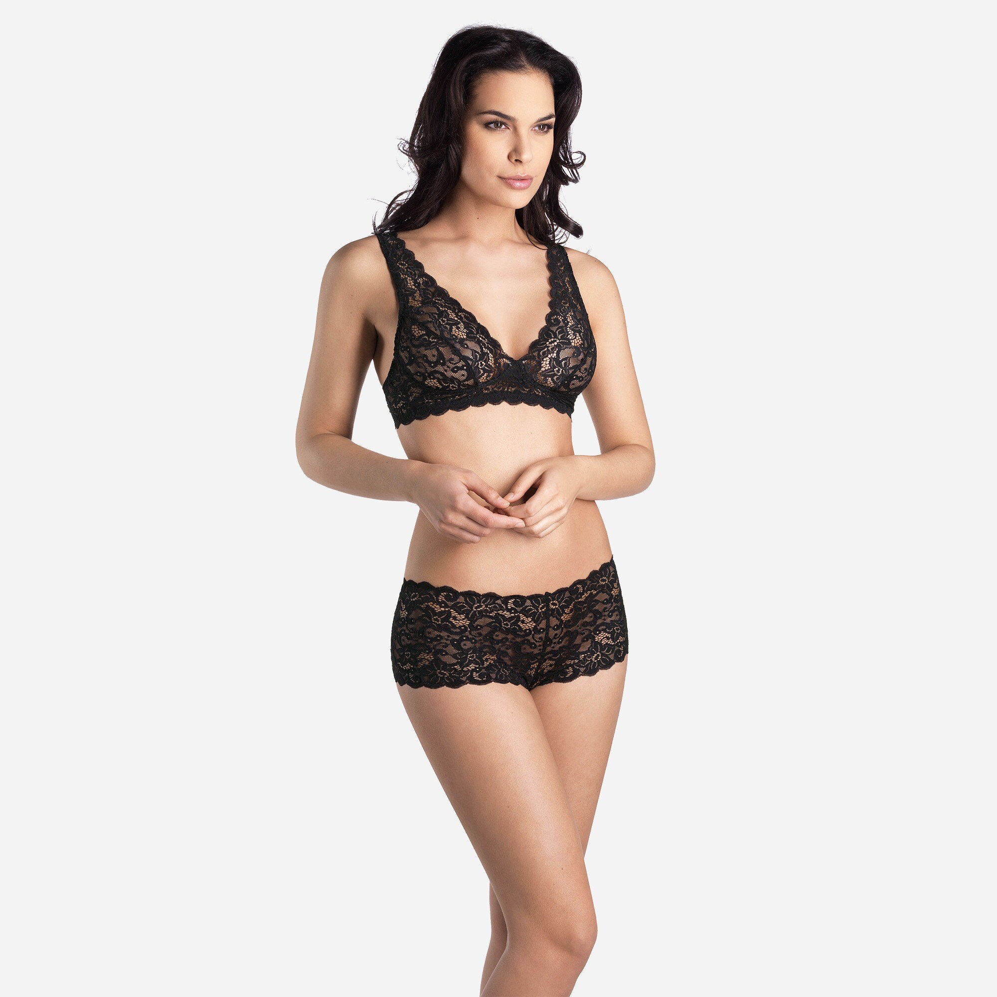 HANRO® luxury moments lace soft cup bra