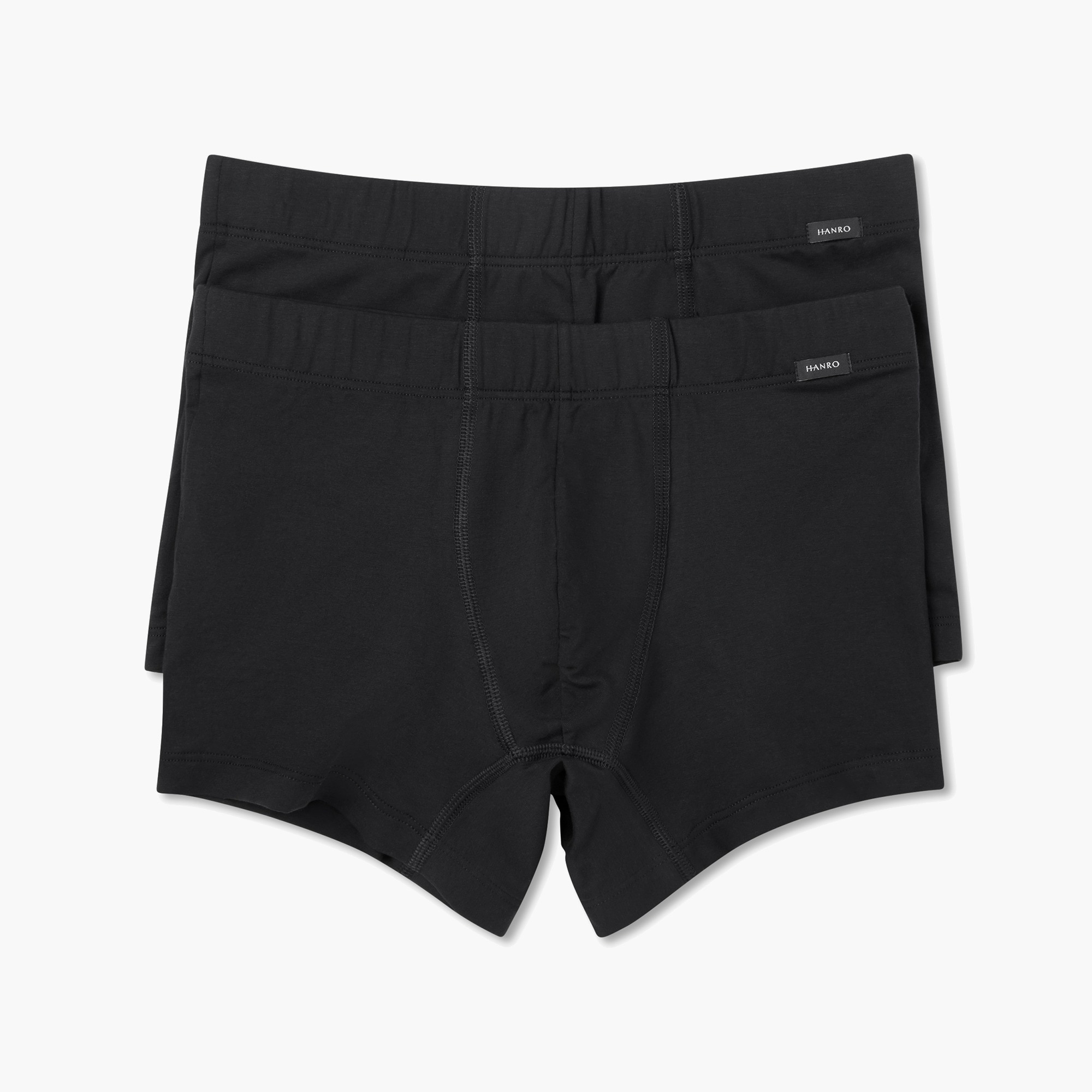 HANRO® cotton essentials boxer briefs two-pack