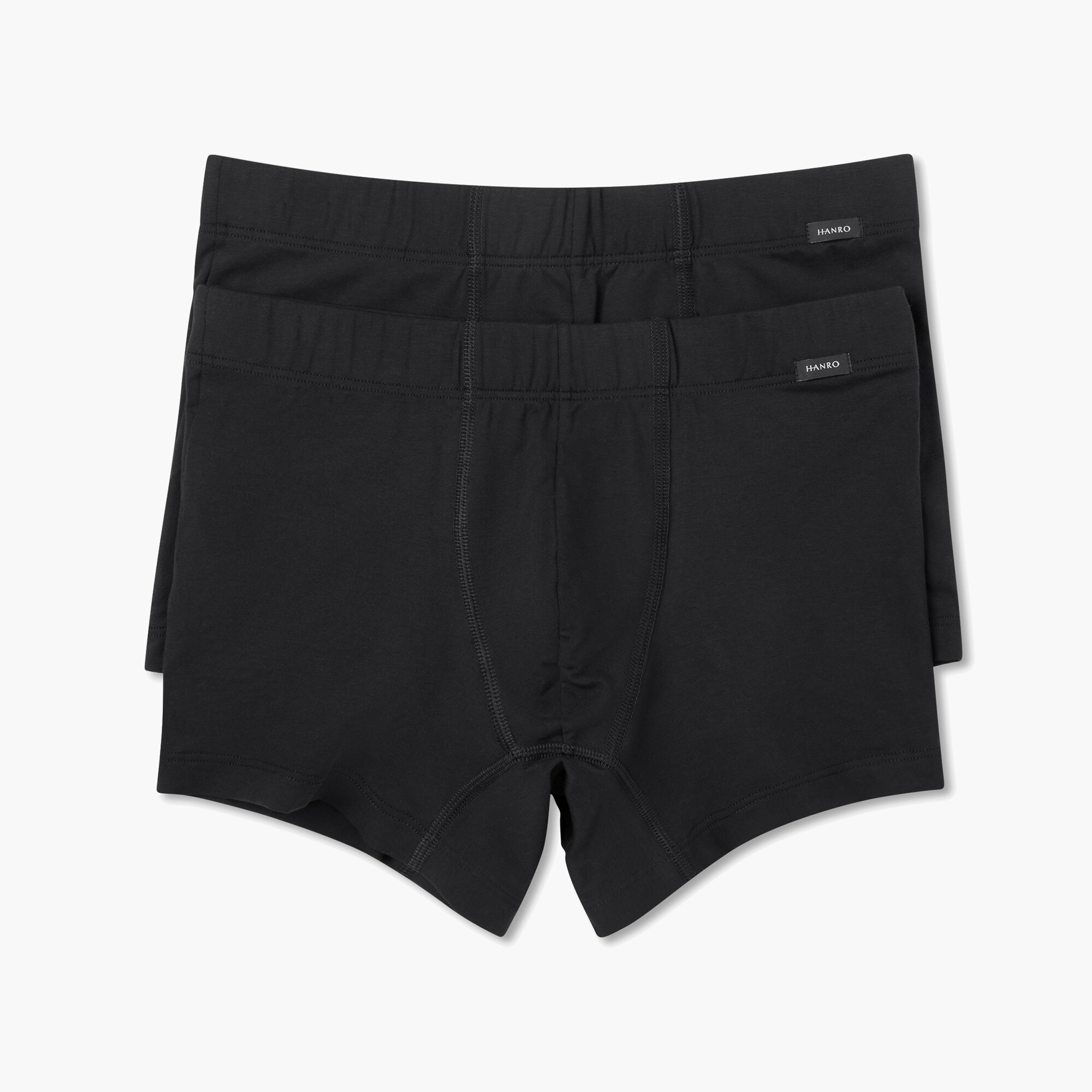 HANRO® cotton essentials boxer briefs two-pack
