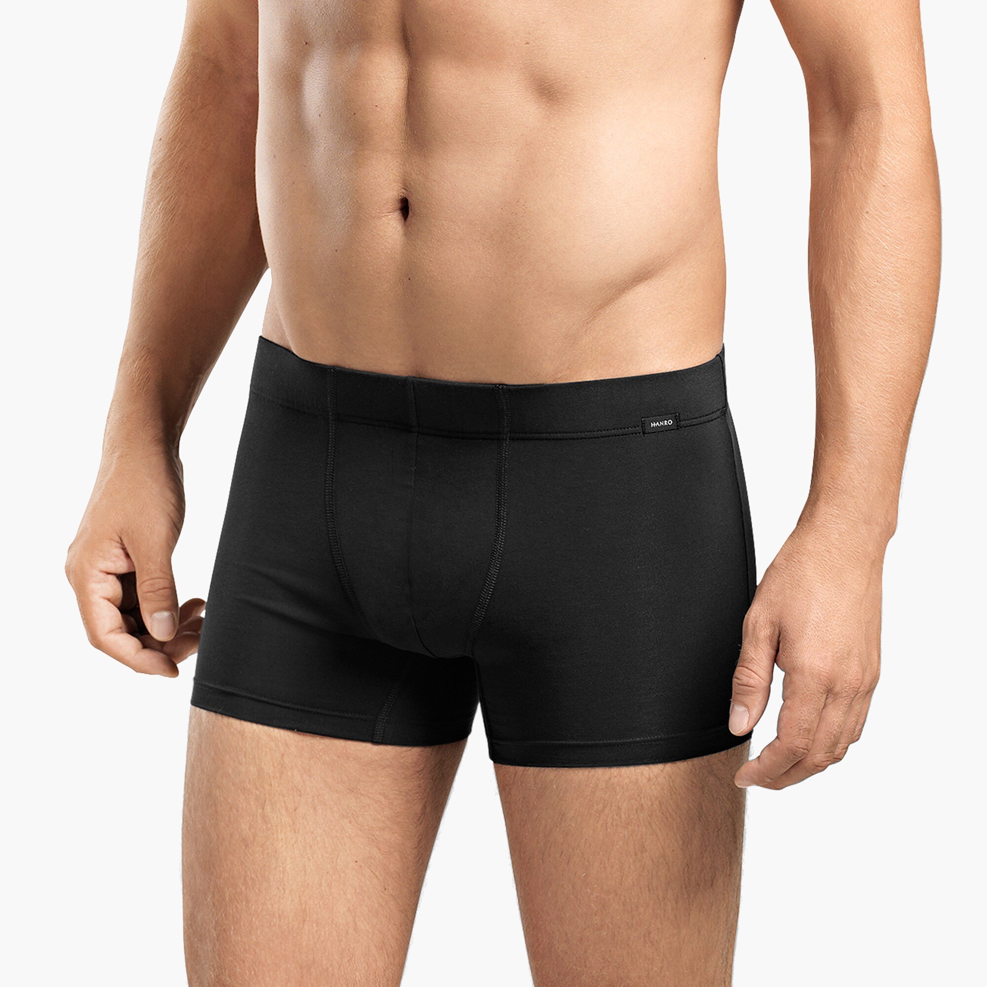 HANRO® cotton essentials boxer briefs two-pack