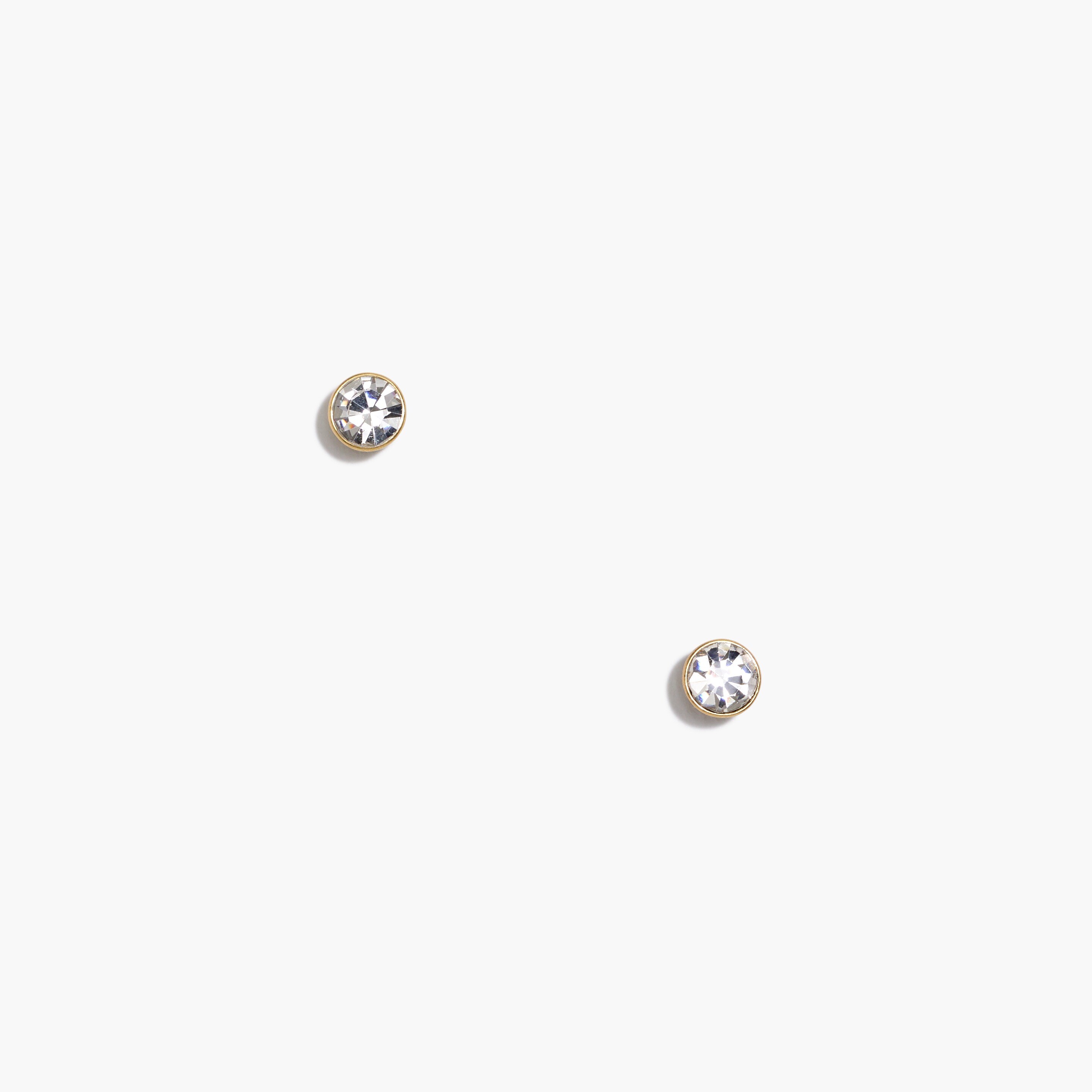 Crystal stud earrings