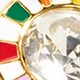 Enamel-crystal necklace MULTI COLOR j.crew: enamel-crystal necklace for women