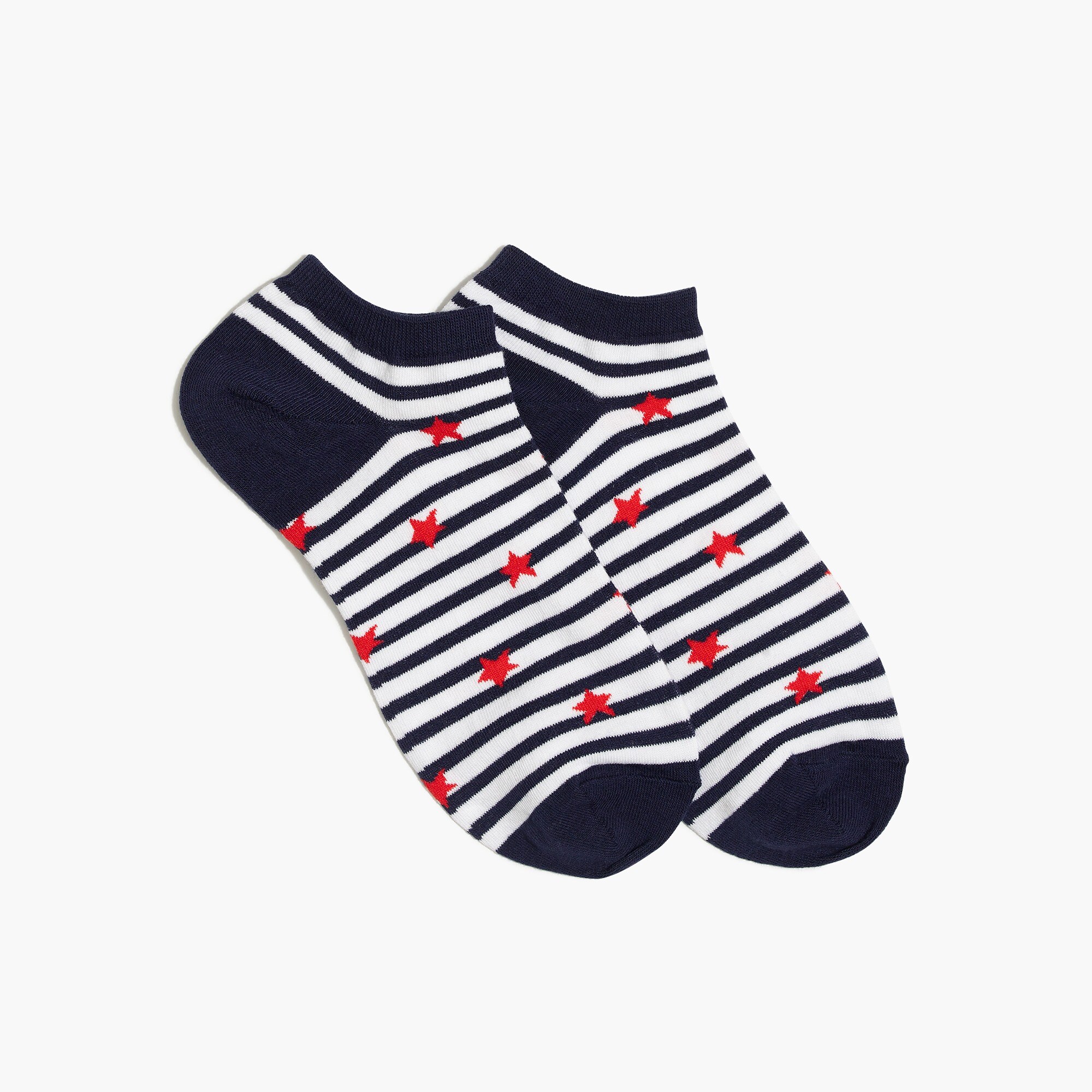 Stars-and-stripes ankle socks