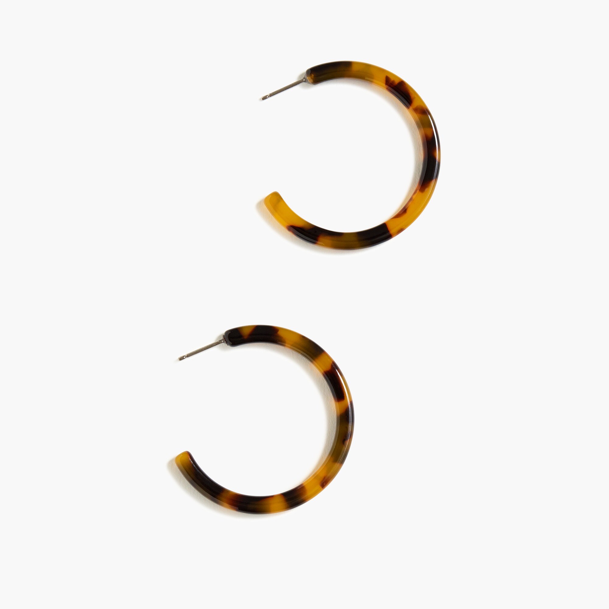 J.Crew Mini Lucite Tube Hoop Earrings