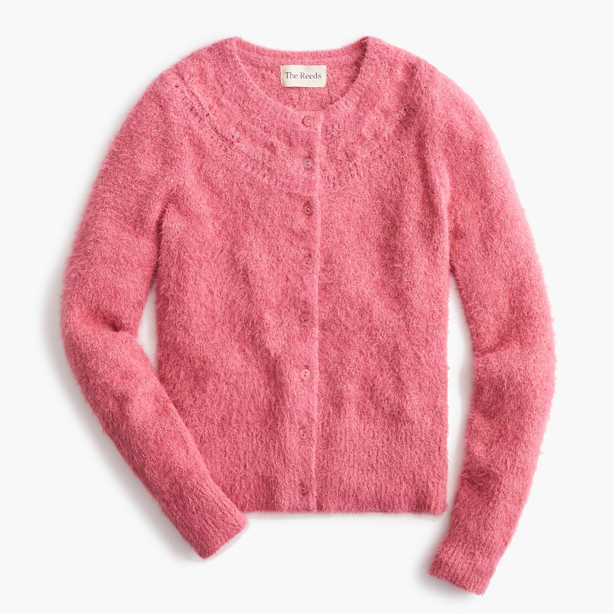 The Reeds X J.Crew fuzzy cardigan sweater