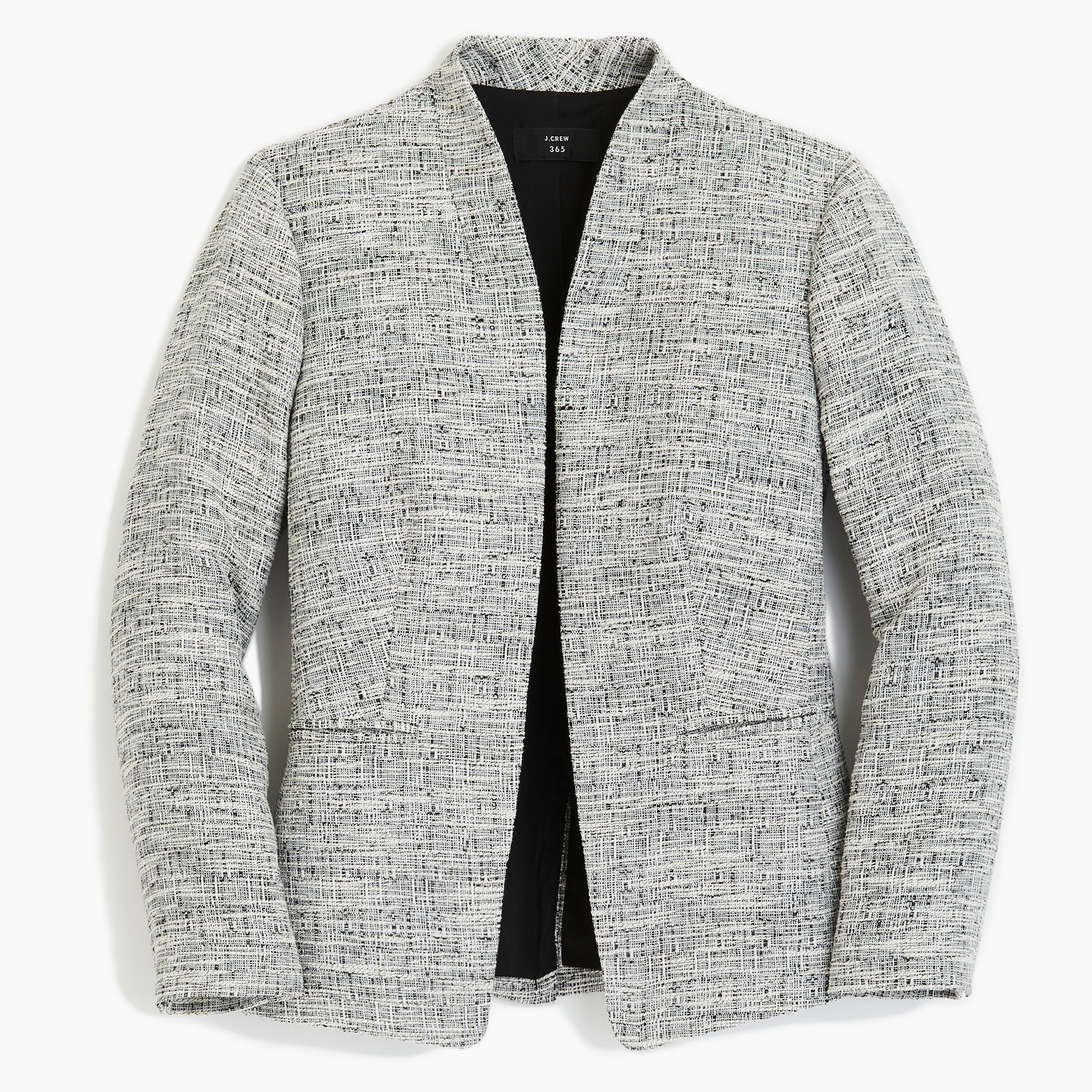 Going-out blazer in black-and-white tweed
