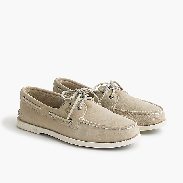 j.crew: sperry® top-sider boat shoes in summer suede mens shoes 