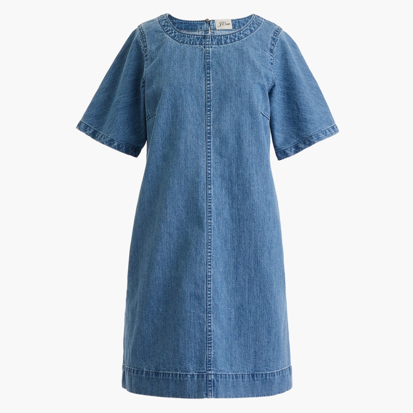 J.Crew Shortsleeve Denim Mini Dress