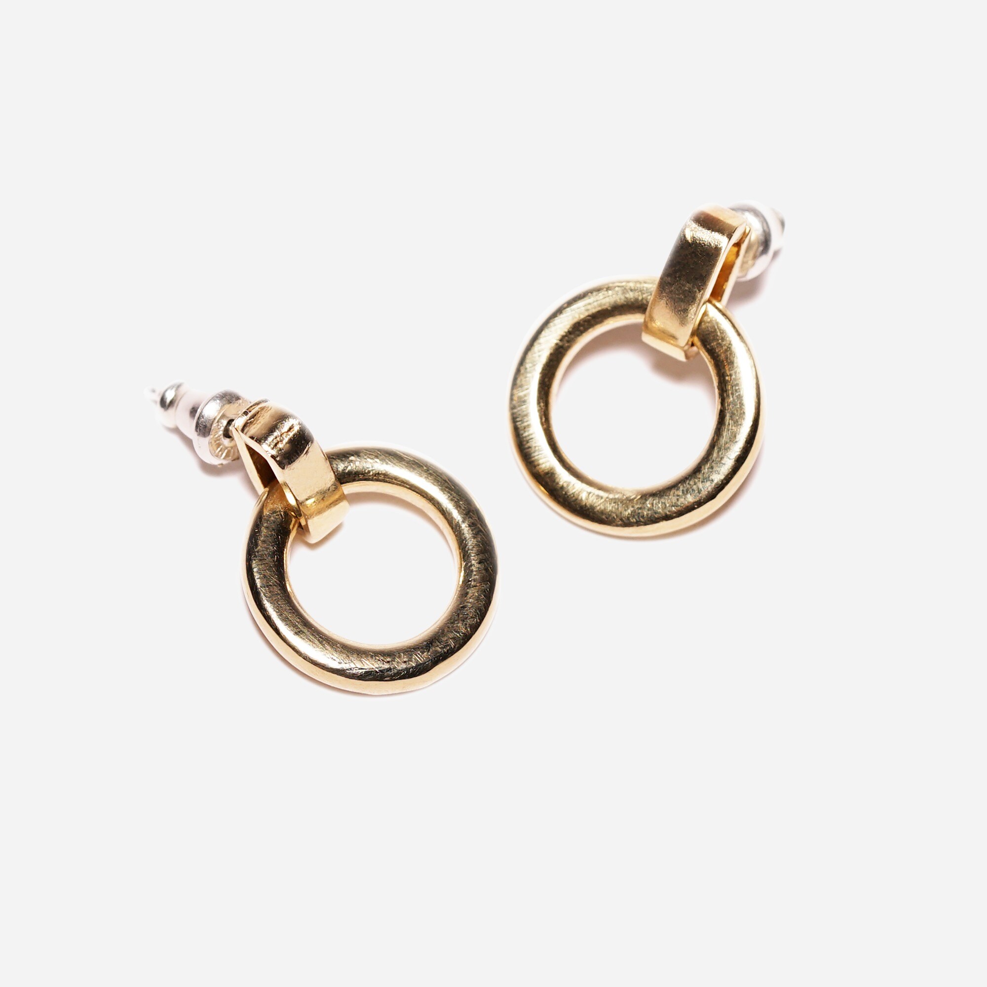 womens Odette New York® Beau hoop earrings in brass