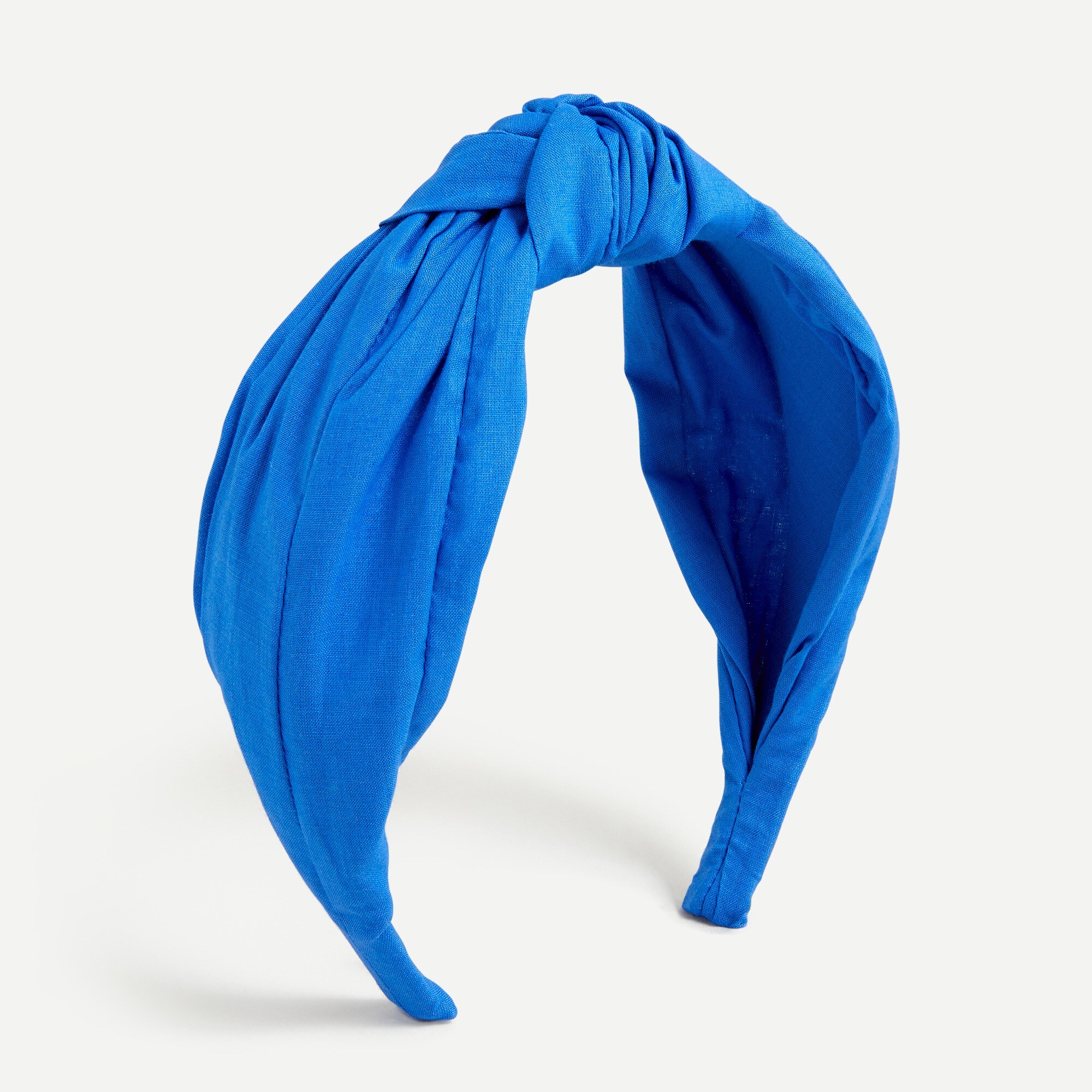 Knot headband in solid cotton