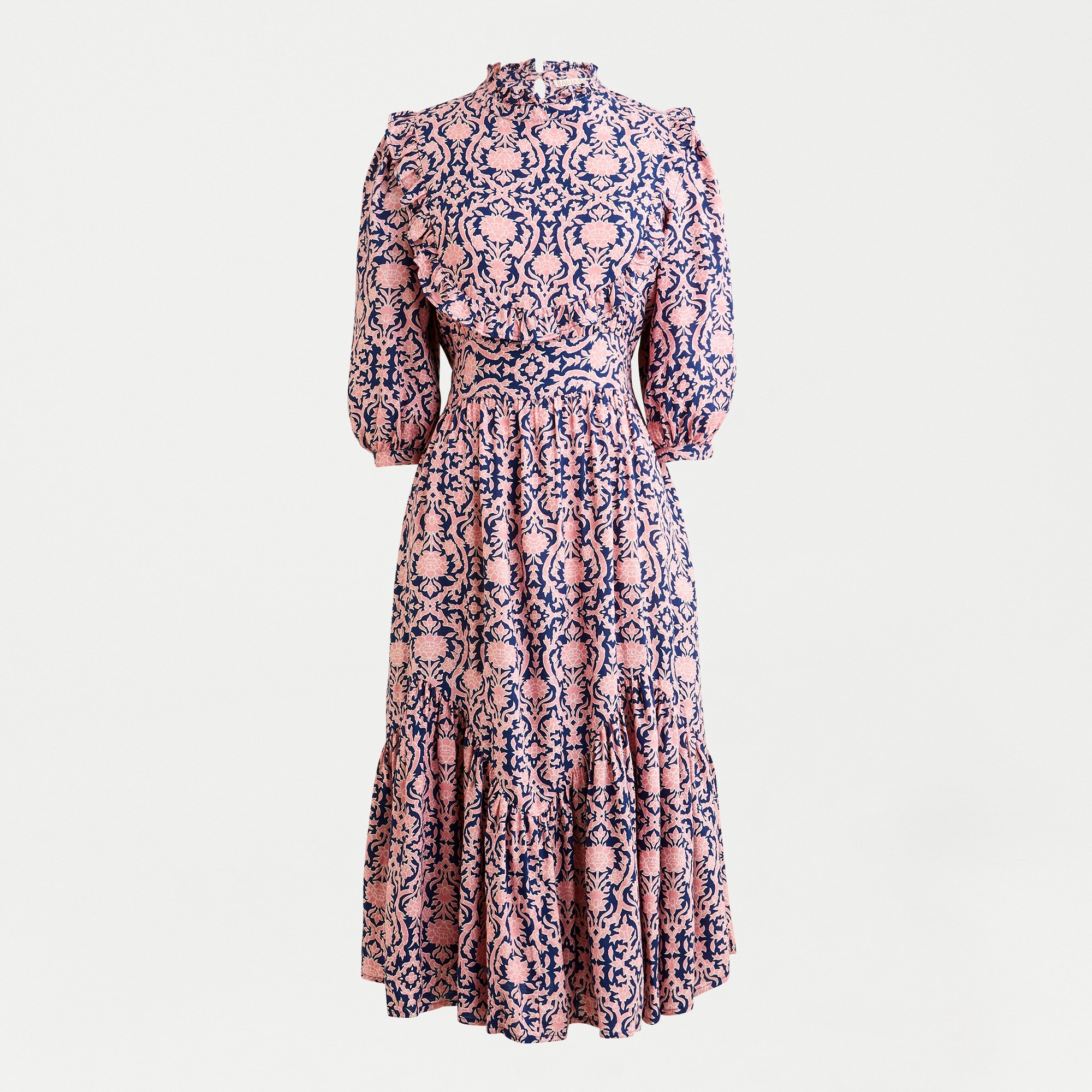 knee length dresses for ladies Sara Linen Midi Dress