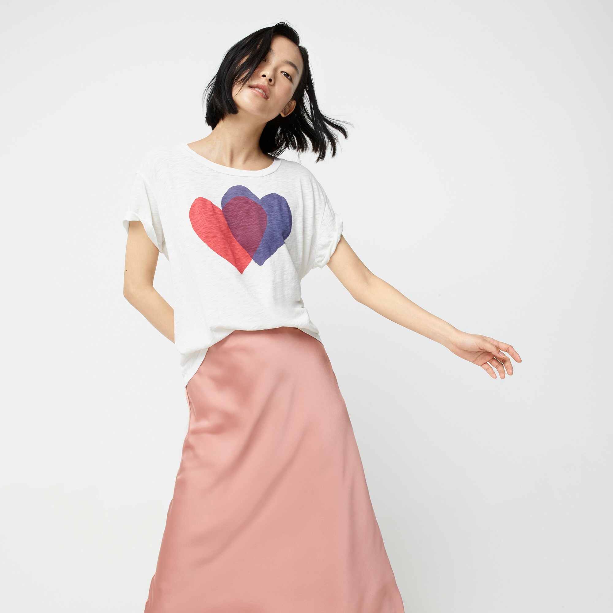 Sundry™ 2 hearts vintage T-shirt