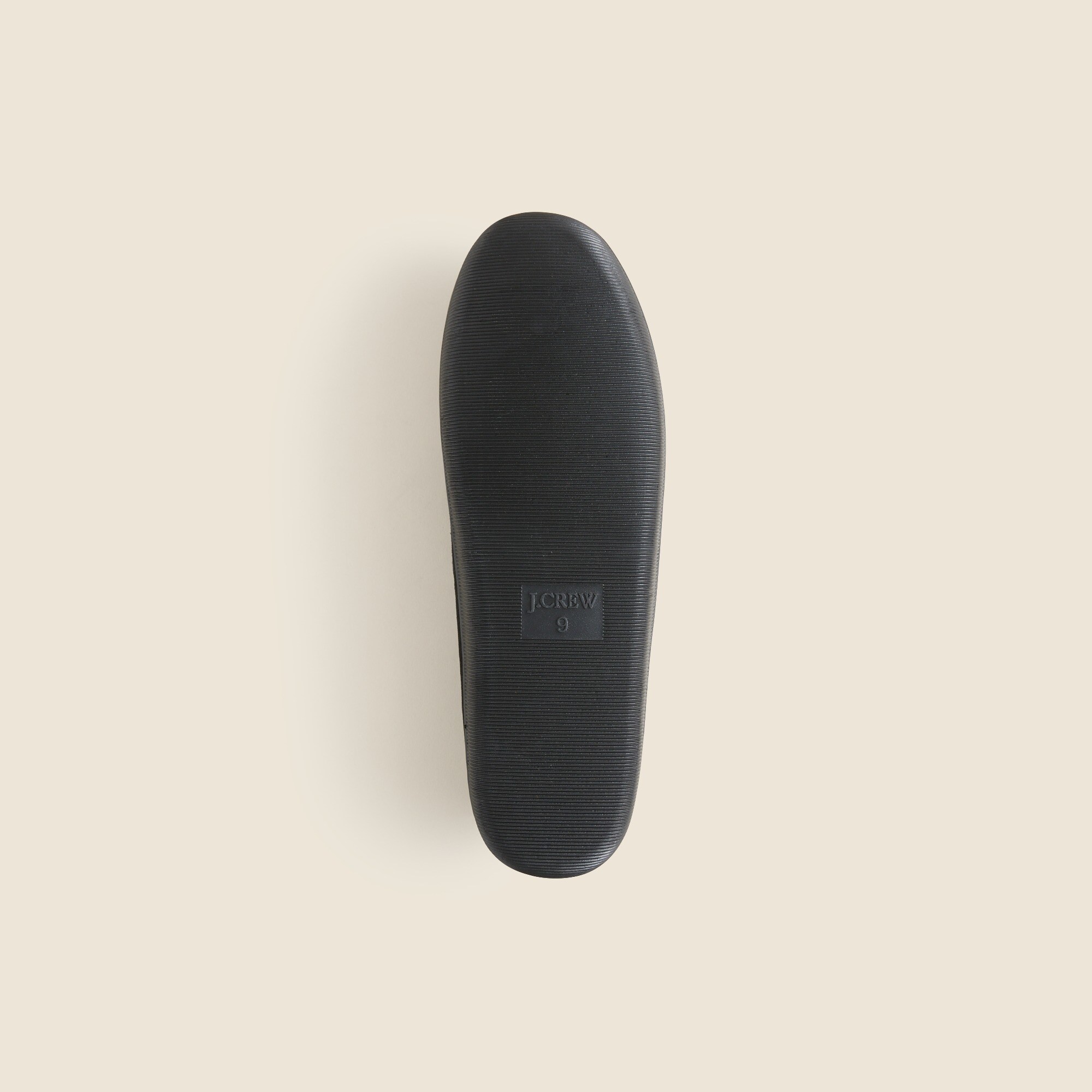 Sherpa-lined suede slippers