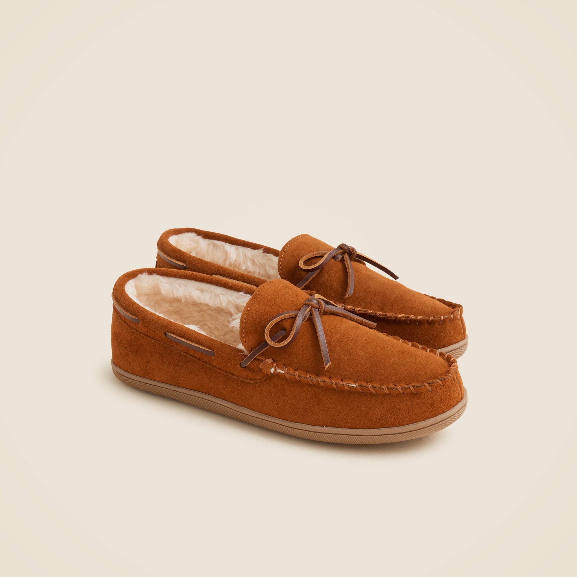 Classic Suede Moccasin Slippers For Men | J.Crew