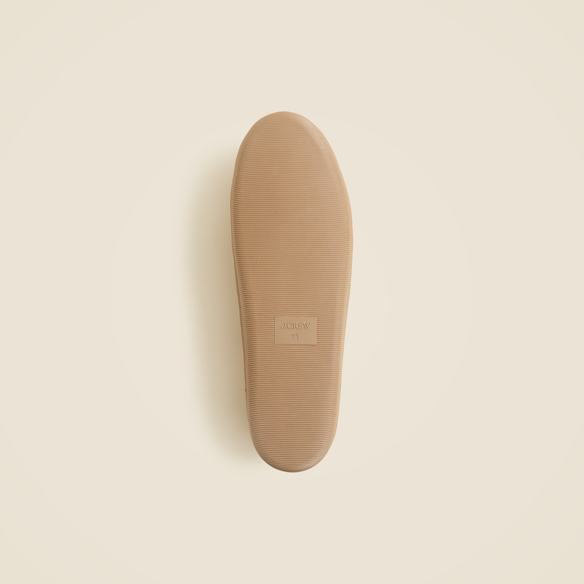 Sherpa-lined suede slippers