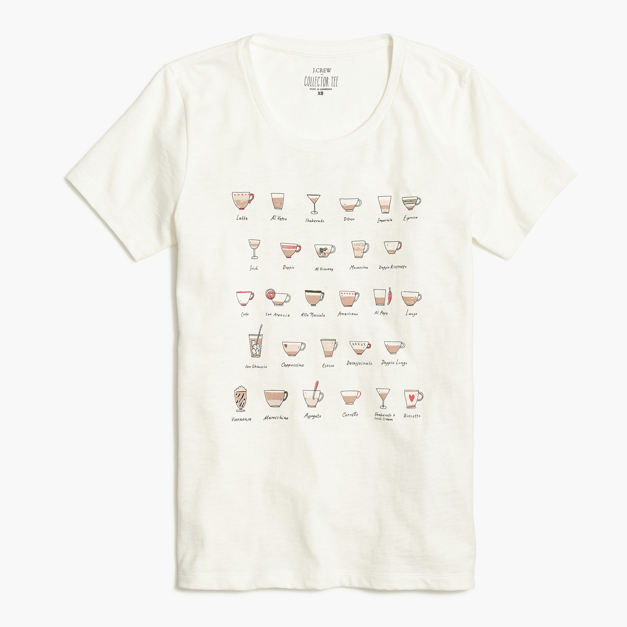 coffee graphic tee for women