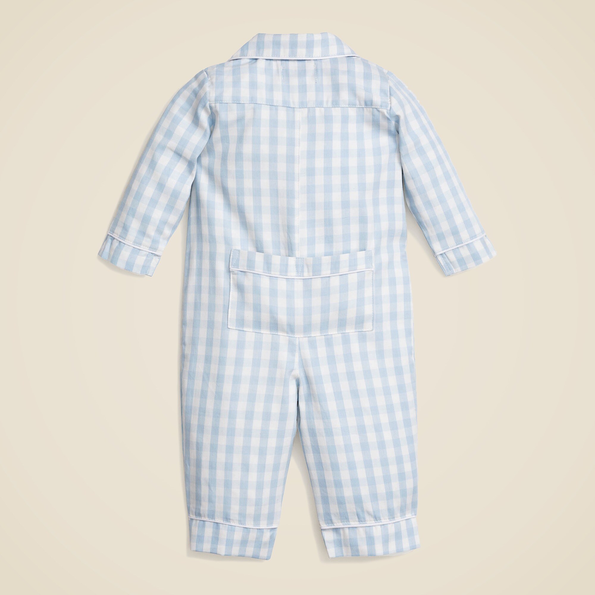 Petite Plume™ infants' romper in gingham